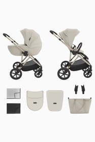Resim PRIME 3 2in1 Bebek Arabası 22 kg Taşıma Çok Fonksiyonlu - Bej 