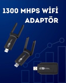 Resim Bfs Usb Wifi Adaptör 1200 Mbps Hız 