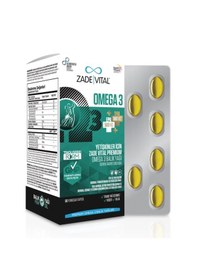 Resim Zade Vital Omega 3 Fish Oil Premium Adults 50 Kapsül 