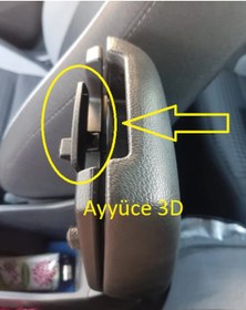 Resim Ayyüce 3d, Hyundai İ20 2019 Kasa Kol Dayama Mandalı - 