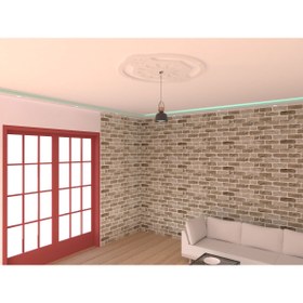 Resim MOTİFPİYER Motifpiyer Lamba Tavan Göbeği Dc-74-c-95x86-sekizgen 