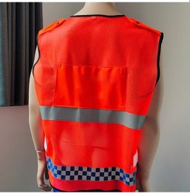 Resim Pazly Yüksek Görünürlüklü Reflektif İş Yeleği - Cep Ve Fermuarlı, Nefes Alabilir, Unisex, Turuncu/sarı, L/xl/xxl 