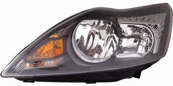 Resim DEPO 431-1181LMLDEM2 | (Aydınlatma) / Ön Far Sol Ford Focus 08-10 Icı Siyah 