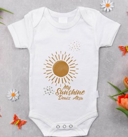 Resim BK Kids İsimli My Sunshine Tasarımlı Bebek Body Zıbın - Model 1 