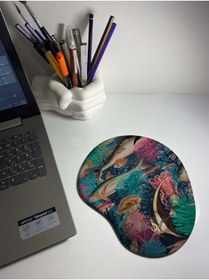 Resim Akdeniz Baskılı Bilek Destekli Mouse Pad 