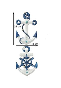 Resim El Yapımı İkili Çapa Seti 23cm 16cm 