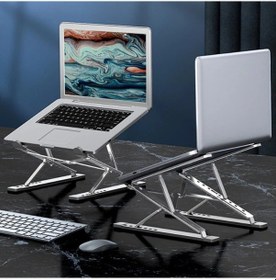 Resim Ally Mc N8 Metal Yüksek Apple Uyumlu Macbook Notebook Ayarlanabilir Katlanabilir Stand- 5775 