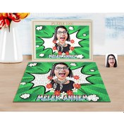 Resim Kişiye Özel Melek Annem Karikatürlü 1000 Parça Profesyonel Puzzle 2Y