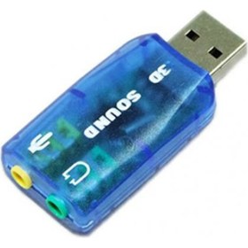 Resim Harici Usb 2.0 - 3D Sanal Audio Ses Kartı Adaptör Dönüştürücü 5. 