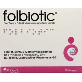 Resim Folbiotic Folik Asit 30 Kapsül 