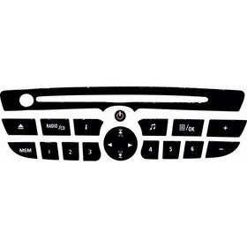 Resim Odak Renault Megane 3 Teyp Tuş Takımı (Pianoblack) 2009-2016 