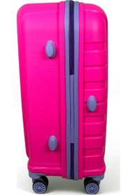 Resim Raccon First Polo's Kırılmaz Pp Büyük Boy Valiz - Mintyeşili Mintyeşili 