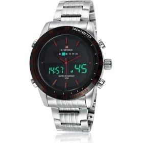 Resim Hanyang Sbr Lüks Marka Navıforce Erkekler Moda Spor Saatler Erkek Kuvars Dijital Analog Saat Adam Tam Çelik Kol Saati Relogio Masculino (Yurt Dışından) 