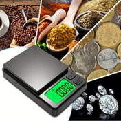 Resim 1000g X 0.1g Hassas Cep Tartısı - Dijital Gram, Gıda, Takı, Ons / Tahı Tartısı Arka Aydınlatmalı LCD ile - Seyahat için Mini Tartı 