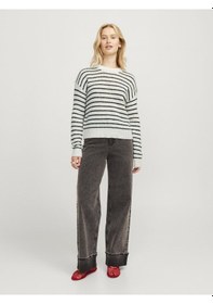 Resim Jack & Jones Kadın Örgü Kazak Vanilya 