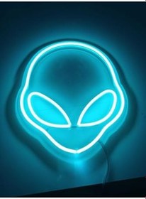 Resim Neon Led Aydınlatma Alıenn Gece Lambası 