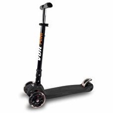 Resim Voit 3 Tekerlekli Işıklı Siyah Scooter 