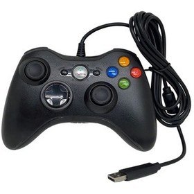 Resim Xbox 360 Gamepad Oyun Kolu Kablolu Joystick 