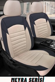 Resim TROBUS Dacia Dokker Hafif Ticari 2013-2015 Aracınıza Uyumlu Meyra Serisi Tay Tüyü Deri Detay Bej 