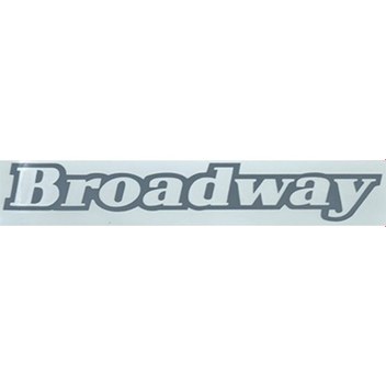 Broadway Kağıt Yazı Yeni Model Koyu Gri