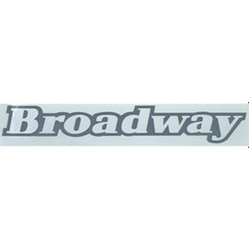 Resim Broadway Kağıt Yazı Yeni Model. Açık Gri 