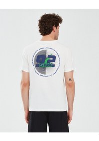 Resim Skechers Graphic T-Shirt M Short Sleeve Erkek Kırık Beyaz Tshirt S241054-102 