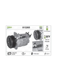 Resim Renault Latitude 2010-2014 Arası 2.0 Dci 150 Valeo Marka Klima Kompresörü 