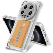 Resim Nihcase Xiaomi Mi 14 Ultra Kılıf Kamera Korumalı Kartlıklı Gkart Kapak 