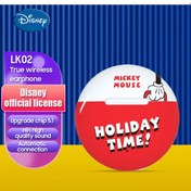 Resim Teltree Disney Lk02 Bluetooth 5.1 Kulak İçi Kulaklıklar, Hıfı Ses Kalitesi, Spor İçin, Type-c Şarj Kutusu, Mickey Tasarımı Kırmızı 