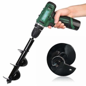 Resim REKOTOOLS -Matkap Ucu Burgu Aparatı Toprak Tohum Karıştırıcı Fide Dikme Aparatı Matkap Ucu 