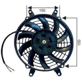 Resim REMARK 24v Fan Motoru Emici Aksiyel 7 " (HELİS) 