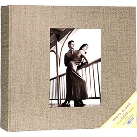 Resim ADF TOPTAN Krem Koton Desenli Fotoğraf Albümü 10x15cm 600’lük 