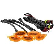 Resim Ganzhoushop Yurt Tampon Suv Raptor Ön Ön Led Izgara Izgara Işık Işık Gündüz Ford F-150 Drl Dışından Çalışan Araba Adet 5 2014-2020 Jf 