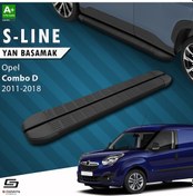 Resim S-Dizayn Opel Combo D S-Line Siyah Yan Basamak 193 Cm 2011-2015 