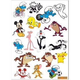Resim Sevenkardeşler A4 Sticker 010 Tek Paket Çoklu Sticker 
