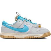 Resim Nike Dunk Jumbo Leather Unisex Shoes Hakiki Deri Günlük Spor Ayakkabı Mavi Mavi 