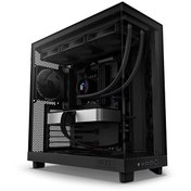 Resim Nzxt H Series H6 Flow 3x120MM (ATX Micro-ATX Mini-ITX) CC-H61FB-01 Siyah ATX Oyuncu Kasası Nzxt