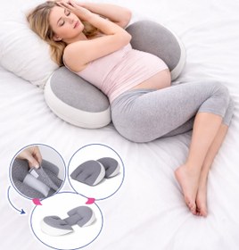 Resim FeyzaDesign Rahat ve Çok Fonksiyonlu Hamile Destek Yastığı ile Konfor Sağlayın 
