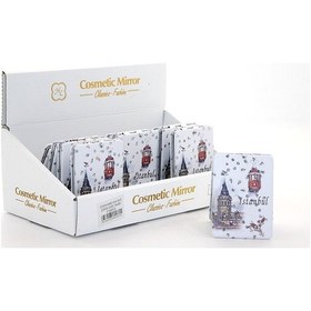 Resim Taşlı İstanbul Tasarımı El Aynası İnce Model 27 - 9030765478661do 