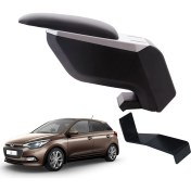 Resim 3 Tıkla Hyundai I20 2018 Delmesiz Çelik Ayaklı Gri-Siyah Kolçak Kol Dayama 