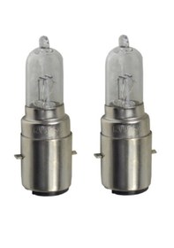 Resim 2 Adet 12V HS2 BA20D 35/35W Halojen Standart Renk Ampul 