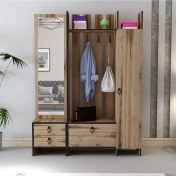 Resim BMdekor Aynalı Portmanto Loft Çırağan 