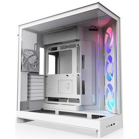 Resim Nzxt H Series H9 Flow Rgb+ Cm-h92fw-p1 Beyaz Atx Mid Tower Gaming Akak0nzx0061 