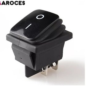 Resim Ic-106W Geniş Işıksız Anahtar On-Off 4P Körüklü 1 Adet 