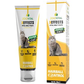Resim Zoovital Kediler Için Tüy Yumağı Önleyici ve Sindirim Düzenleyici Malt Macun Paste 