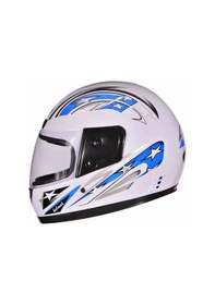 Resim Motosiklet Tam Kapalı Boğazlı Boyun Derili Kask Camı 