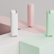 Resim Elde Tutulan Küçük Mini USB Şarj Edilebilir Geri Çekilebilir Taşınabilir Plastik Fan, Pil Güçlü/USB Çift Kullanım, Lityum Pil-18650 Serisi 1200mAh, Sessiz, ≤36V Çalışma Gerilimi 