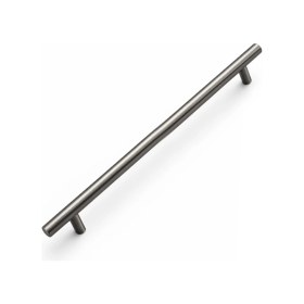 Resim Nzb (1 Adet) Titanyum Renk Metal Mobilya Mutfak Dolap Çekmece Dolabı Kulbu Kulpu Kulpları 224 mm 