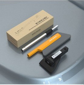 Resim Pazly Araba Kar Küreme Aleti - Uzatılabilir & Dönebilir Eva Fırça Buz Kazıyıcı - Boyaya Zarar Vermez 