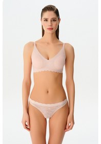 Resim Suwen Invisible Soft Dantelli Sütyen Sw5986170 Pudra Pembesi 